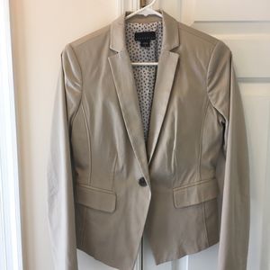 Business wear Khaki single button blazer